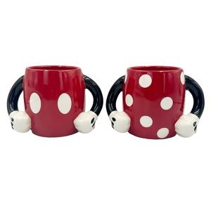 Disney | Mickey & Minnie Red Coffee Tea Mug Set of 2